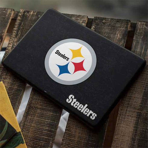 NFL Pittsburgh Steelers Distressed Google Pixelbook Go Skin